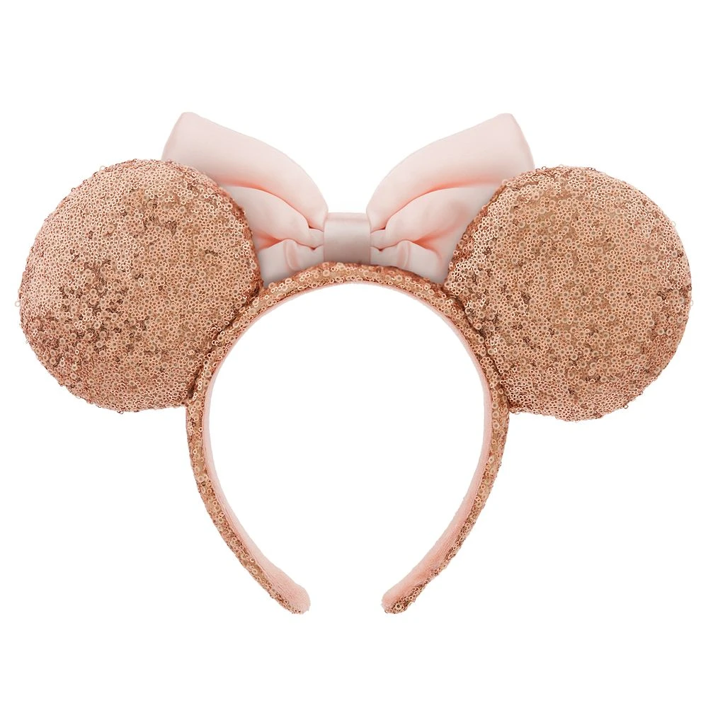 Disney Minnie Mouse Sequin Ear Headband For Adults – Rose Gold & Pink 4 Disney Minnie Mouse Sequin Ear Headband For Adults – Rose Gold & Pink - Image 2