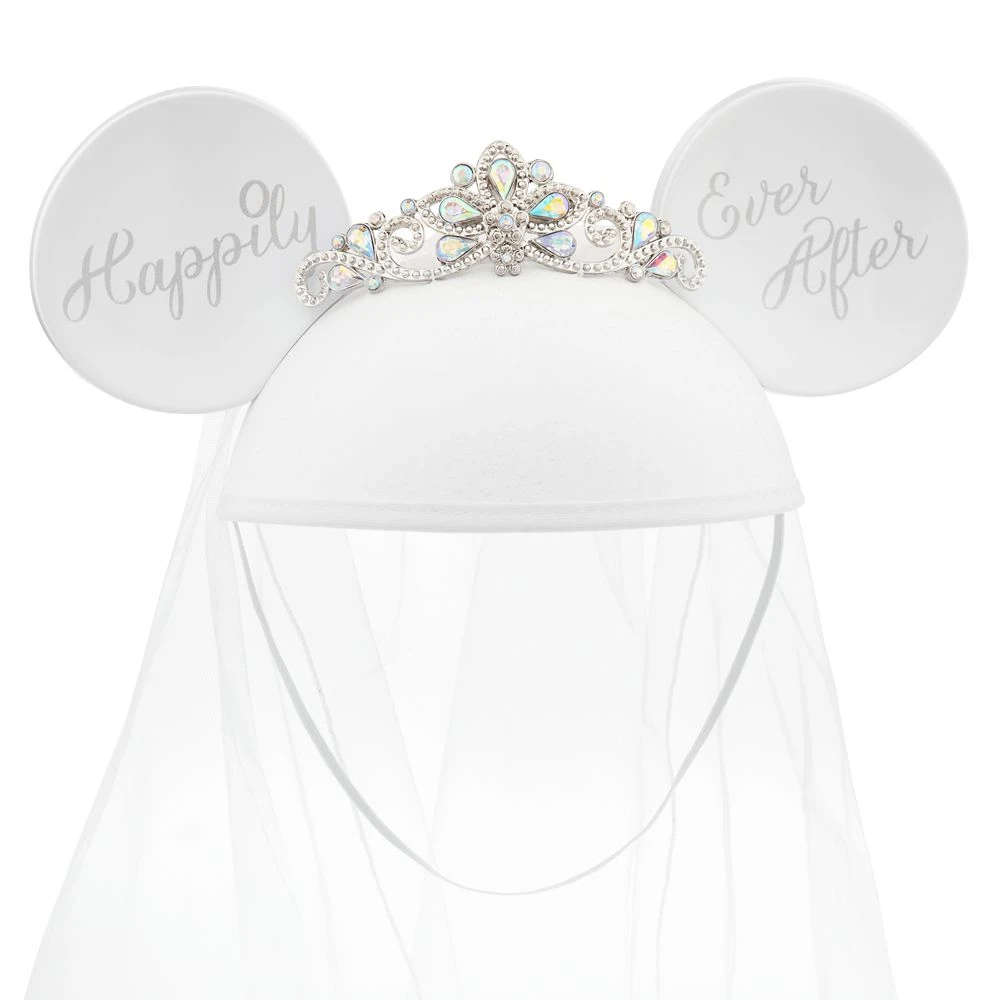 Disney Minnie Mouse Bride Ear Hat 4 Disney Minnie Mouse Bride Ear Hat - Image 2