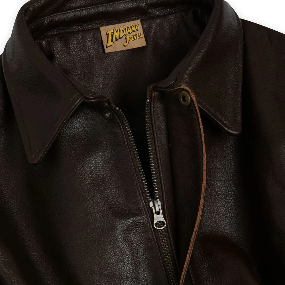 Disney Indiana Jones Leather Jacket For Adults 6 Disney Indiana Jones Leather Jacket For Adults - Image 4