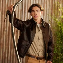 Disney Indiana Jones Leather Jacket For Adults 20 Disney Indiana Jones Leather Jacket For Adults -Disney 2840057819027 7