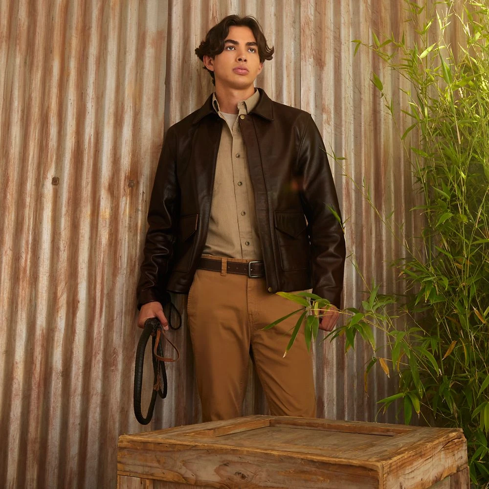 Disney Indiana Jones Leather Jacket For Adults 11 Disney Indiana Jones Leather Jacket For Adults - Image 9