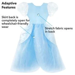 Disney Cinderella Adaptive Costume For Kids -Disney 2841041618647 3