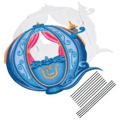 Disney Cinderella Coach Wheelchair Cover Set By Disguise -Disney 2842048379050 5