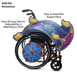 Disney Jasmine Magic Carpet Wheelchair Wrap – Aladdin 9 Disney Jasmine Magic Carpet Wheelchair Wrap – Aladdin -Disney 2842107019077 3