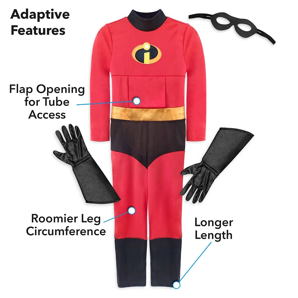 Disney Incredibles 2 Adaptive Costume For Kids 4 Disney Incredibles 2 Adaptive Costume For Kids - Image 2