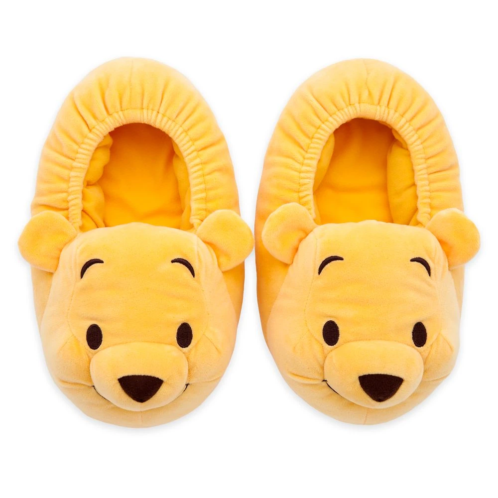 Disney Winnie The Pooh Plush Slippers For Adults 3 Disney Winnie The Pooh Plush Slippers For Adults