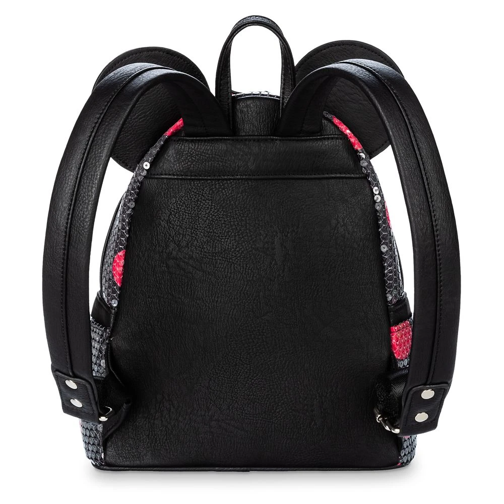 Disney Minnie Mouse Sequined Polka Dot Loungefly Mini Backpack 4 Disney Minnie Mouse Sequined Polka Dot Loungefly Mini Backpack - Image 2