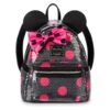 Disney Minnie Mouse Sequined Polka Dot Loungefly Mini Backpack -Disney 4203105700153