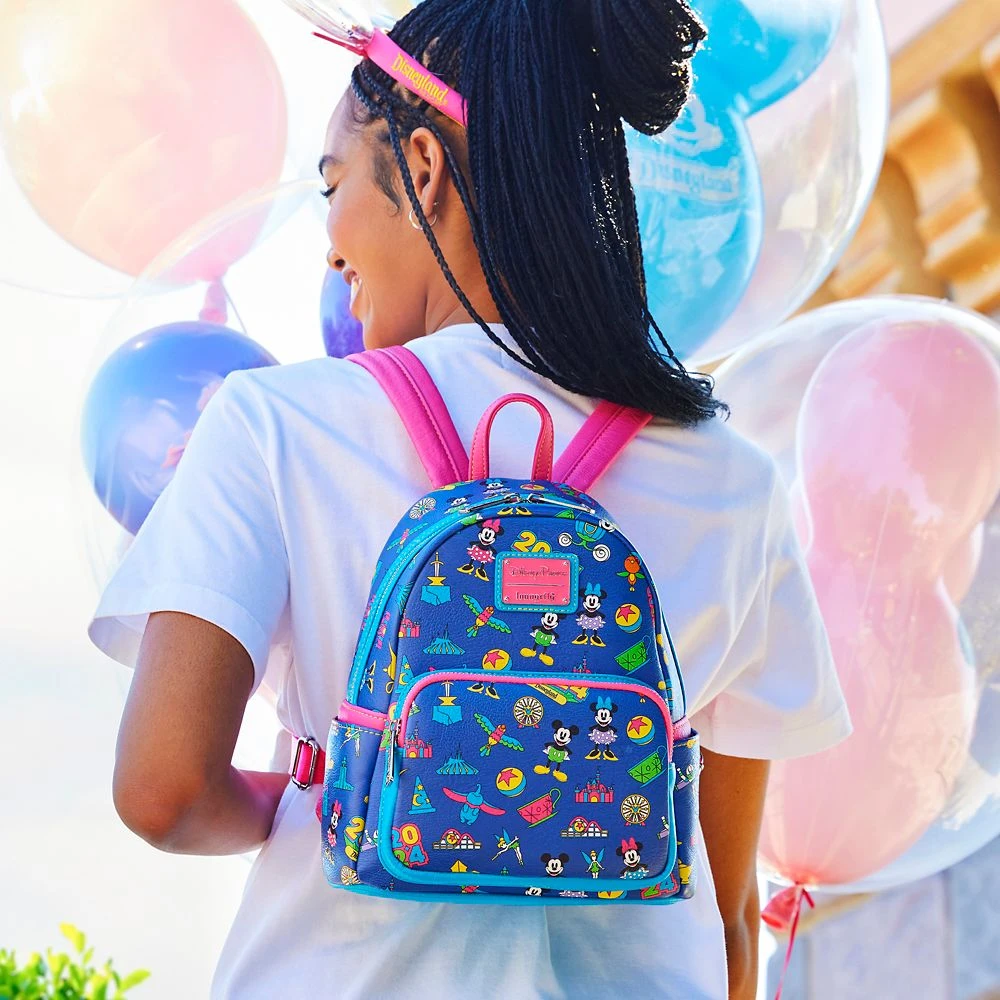 Mickey Mouse And Friends Loungefly Mini Backpack – Disneyland 2024 4 Mickey Mouse And Friends Loungefly Mini Backpack – Disneyland 2024 - Image 2
