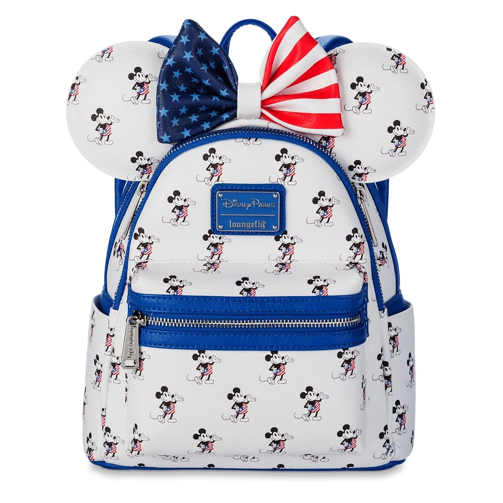 Disney Mickey Mouse Americana Loungefly Mini Backpack 5 Disney Mickey Mouse Americana Loungefly Mini Backpack - Image 3