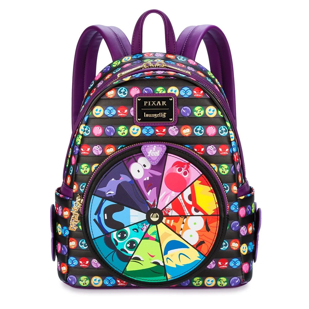 Disney Inside Out 2 Loungefly Mini Backpack 4 Disney Inside Out 2 Loungefly Mini Backpack - Image 2