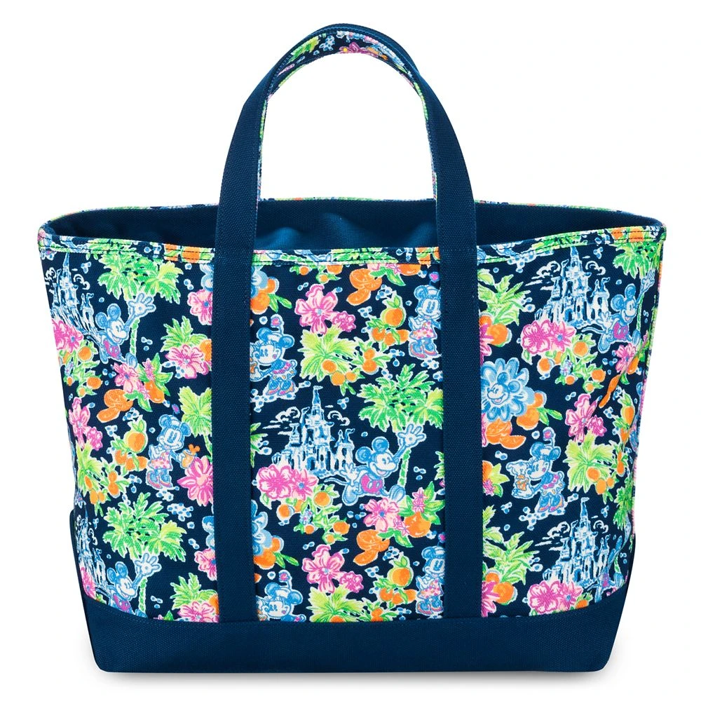 Mickey And Minnie Mouse Canvas Tote By Lilly Pulitzer – Walt Disney World 5 Mickey And Minnie Mouse Canvas Tote By Lilly Pulitzer – Walt Disney World - Image 3