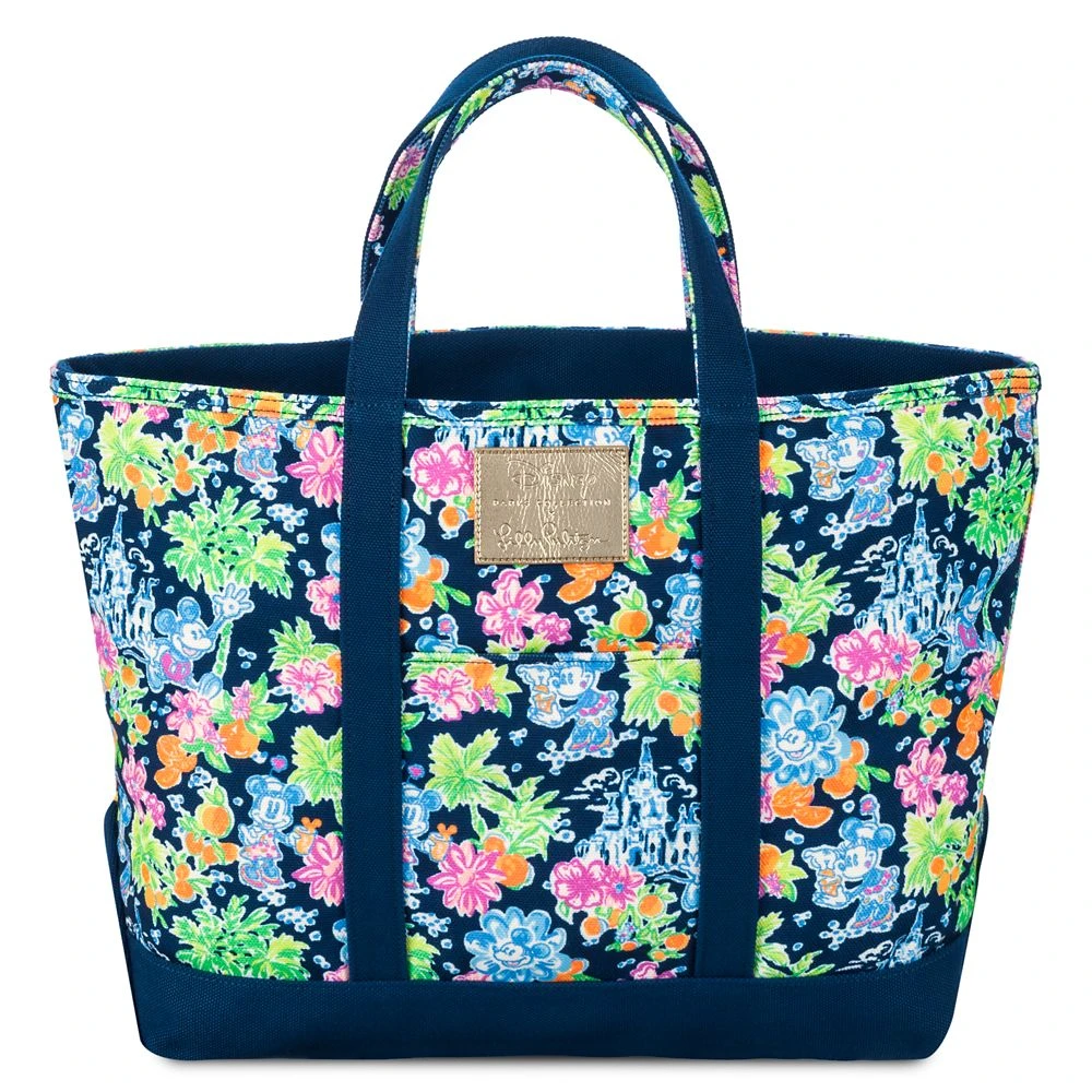 Mickey And Minnie Mouse Canvas Tote By Lilly Pulitzer – Walt Disney World 3 Mickey And Minnie Mouse Canvas Tote By Lilly Pulitzer – Walt Disney World