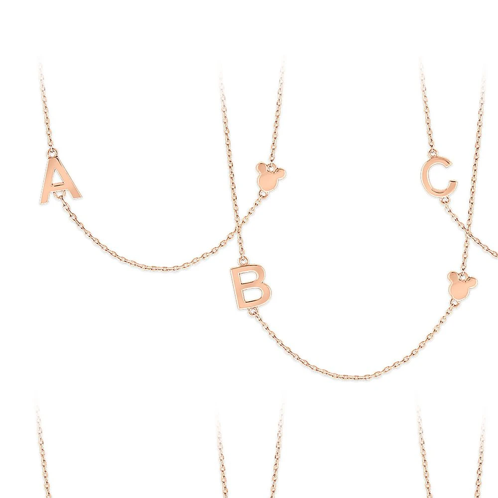 Disney Mickey Mouse Initial Necklace 4 Disney Mickey Mouse Initial Necklace - Image 2