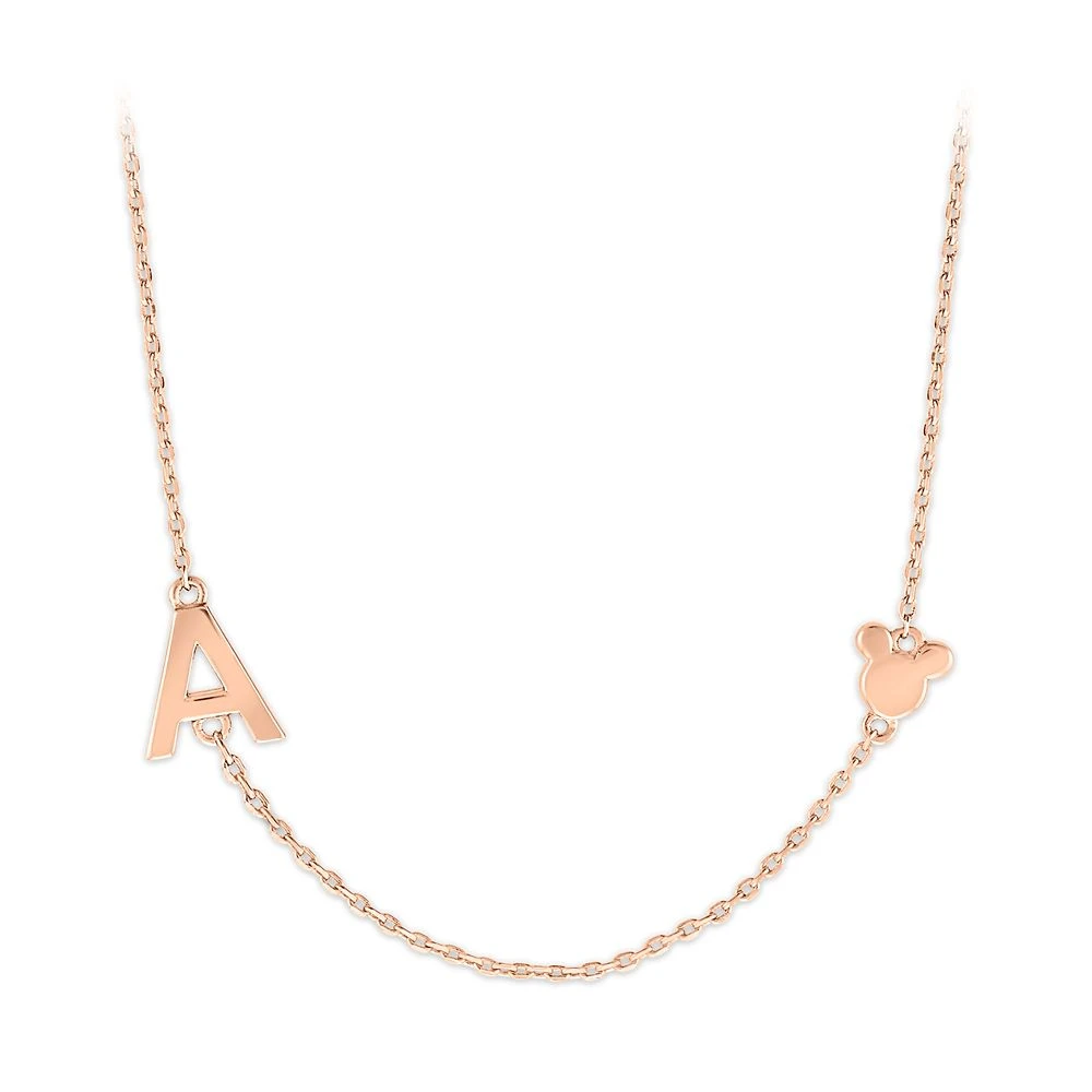 Disney Mickey Mouse Initial Necklace 3 Disney Mickey Mouse Initial Necklace