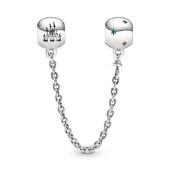 Fantasyland Castle Safety Chain Charm By Pandora – Disney Parks 8 Fantasyland Castle Safety Chain Charm By Pandora – Disney Parks -Disney 4300107850212 2