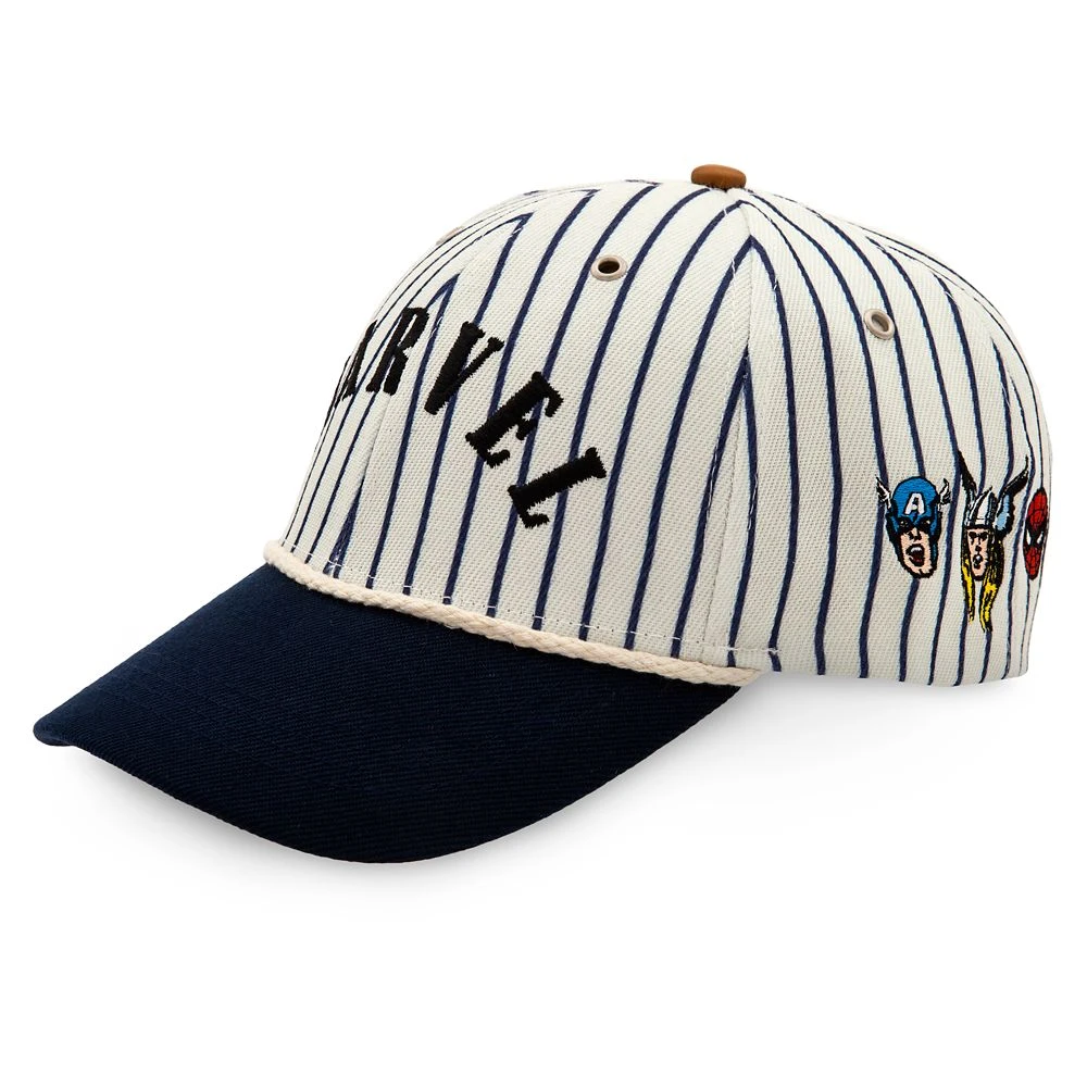 Disney Marvel Striped Baseball Cap For Adults 4 Disney Marvel Striped Baseball Cap For Adults - Image 2