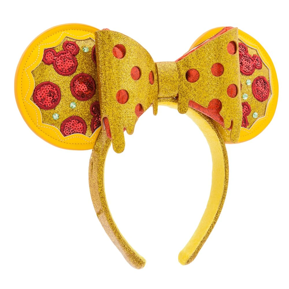 Minnie Mouse Pizza Ear Headband For Adults – Disney Eats 5 Minnie Mouse Pizza Ear Headband For Adults – Disney Eats - Image 3