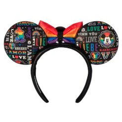 Mickey Mouse ''Love'' Ear Headband For Adults – Disney Pride Collection -Disney 4503059550139 2