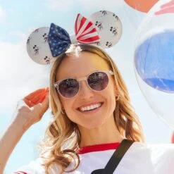 Disney Mickey And Minnie Mouse Americana Loungefly Ear Headband For Adults 9 Disney Mickey And Minnie Mouse Americana Loungefly Ear Headband For Adults -Disney 4503105710129 1