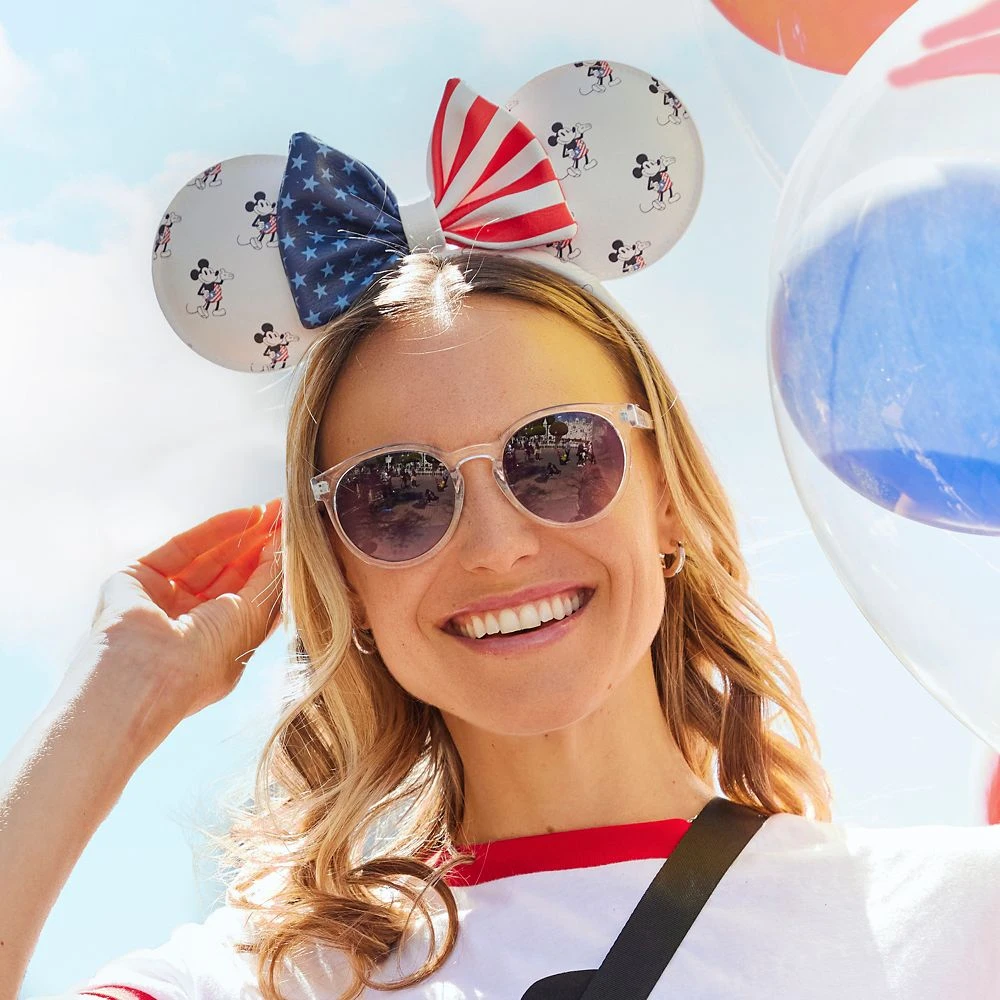 Disney Mickey And Minnie Mouse Americana Loungefly Ear Headband For Adults 4 Disney Mickey And Minnie Mouse Americana Loungefly Ear Headband For Adults - Image 2