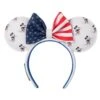 Disney Mickey And Minnie Mouse Americana Loungefly Ear Headband For Adults -Disney 4503105710129
