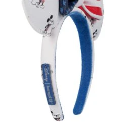Disney Mickey And Minnie Mouse Americana Loungefly Ear Headband For Adults 11 Disney Mickey And Minnie Mouse Americana Loungefly Ear Headband For Adults -Disney 4503105710129 3