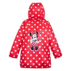 Disney Minnie Mouse Hooded Rain Jacket For Girls -Disney 5004057540228 2