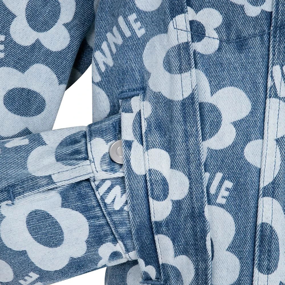 Disney Minnie Mouse Floral Denim Jacket For Girls 7 Disney Minnie Mouse Floral Denim Jacket For Girls - Image 5