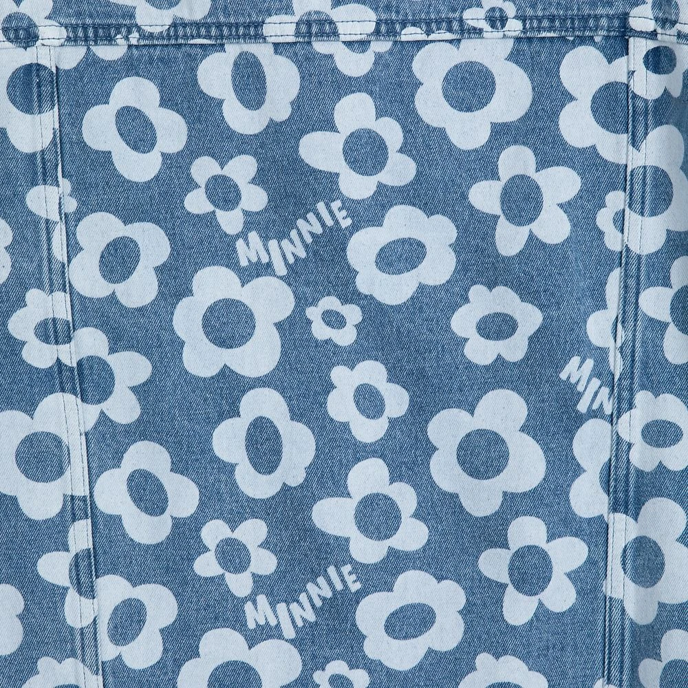 Disney Minnie Mouse Floral Denim Jacket For Girls 9 Disney Minnie Mouse Floral Denim Jacket For Girls - Image 7