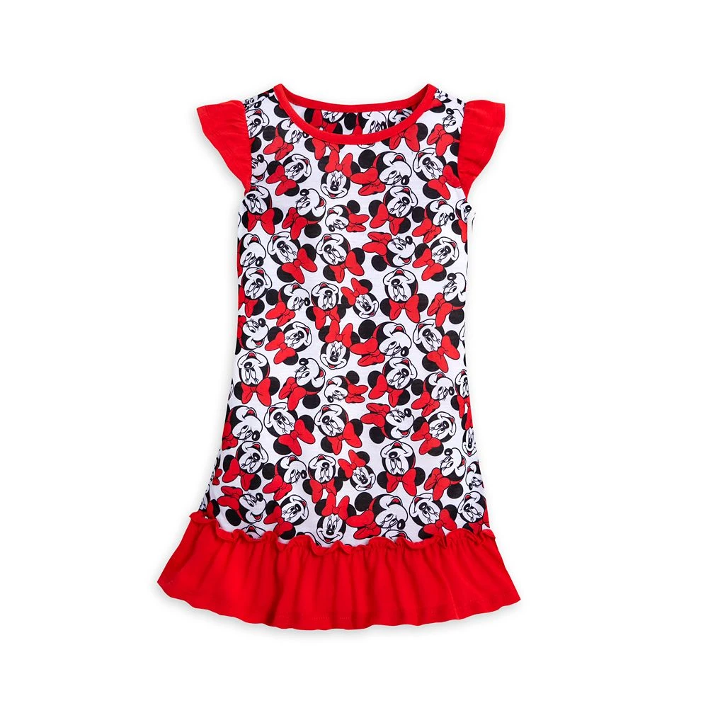 Disney Minnie Mouse Nightshirt For Girls 3 Disney Minnie Mouse Nightshirt For Girls