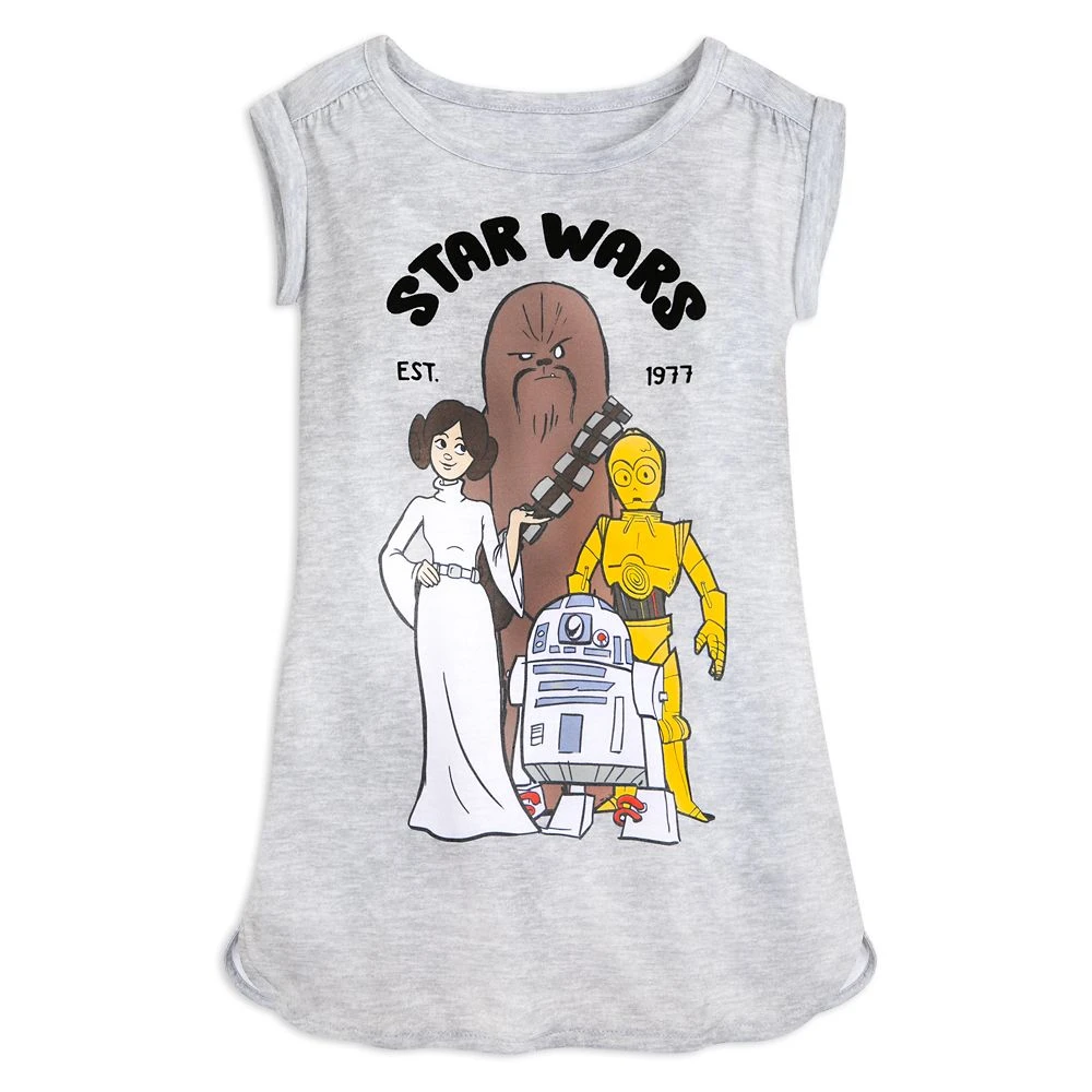 Disney Star Wars Nightshirt For Girls 3 Disney Star Wars Nightshirt For Girls