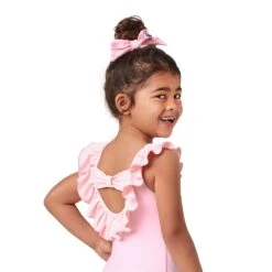 Disney Minnie Mouse Pink Swimsuit And Hair Scrunchie Set For Girls -Disney 5006046950293 6