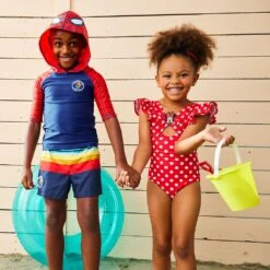 Disney Minnie Mouse Red Polka Dot Swimsuit For Girls 11 Disney Minnie Mouse Red Polka Dot Swimsuit For Girls -Disney 5006059190189 4