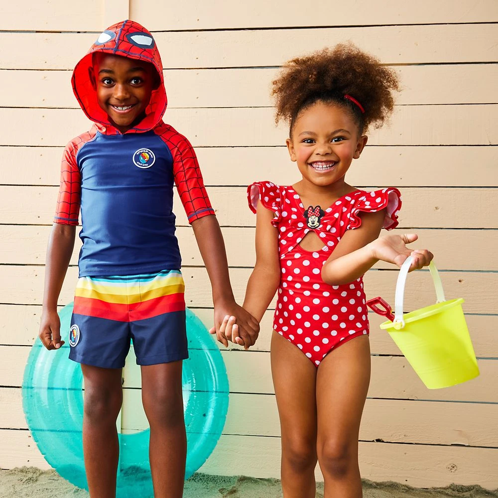 Disney Minnie Mouse Red Polka Dot Swimsuit For Girls 7 Disney Minnie Mouse Red Polka Dot Swimsuit For Girls - Image 5