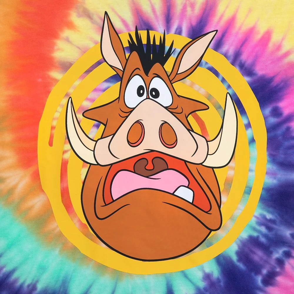 Disney Pumbaa Tie-Dye T-Shirt For Kids – The Lion King – Sensory Friendly 5 Disney Pumbaa Tie-Dye T-Shirt For Kids – The Lion King – Sensory Friendly - Image 3