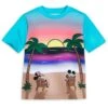 Disney Mickey And Minnie Mouse Summer Beach T-Shirt For Kids -Disney 5007057390237