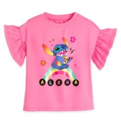 Disney Stitch Fashion T-Shirt For Girls – Lilo & Stitch