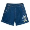 Disney Donald Duck Denim Shorts For Women – 90th Anniversary