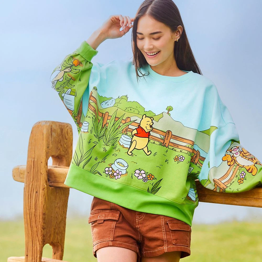 Disney Winnie The Pooh And Pals Pullover Sweatshirt For Women 4 Disney Winnie The Pooh And Pals Pullover Sweatshirt For Women - Image 2