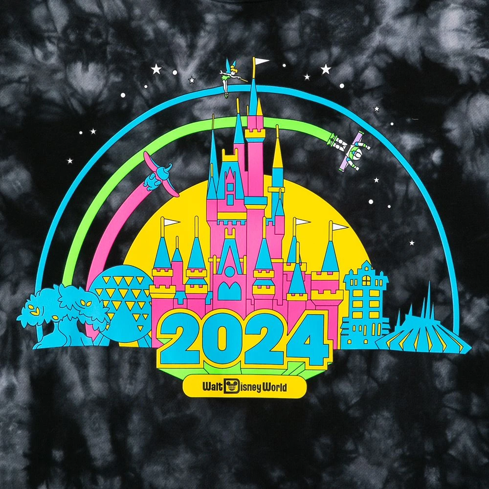 Walt Disney World 2024 Tie-Dye Pullover Sweatshirt For Women 5 Walt Disney World 2024 Tie-Dye Pullover Sweatshirt For Women - Image 3