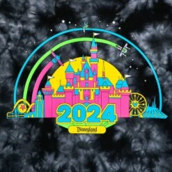 Disneyland 2024 Tie-Dye Pullover Sweatshirt For Women -Disney 5102057390085 2