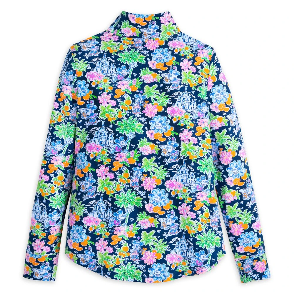 Mickey And Minnie Mouse Zip Jacket For Women By Lilly Pulitzer – Disney Parks 4 Mickey And Minnie Mouse Zip Jacket For Women By Lilly Pulitzer – Disney Parks - Image 2