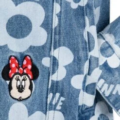Disney Minnie Mouse Floral Denim Jacket For Women -Disney 5103106880220 3