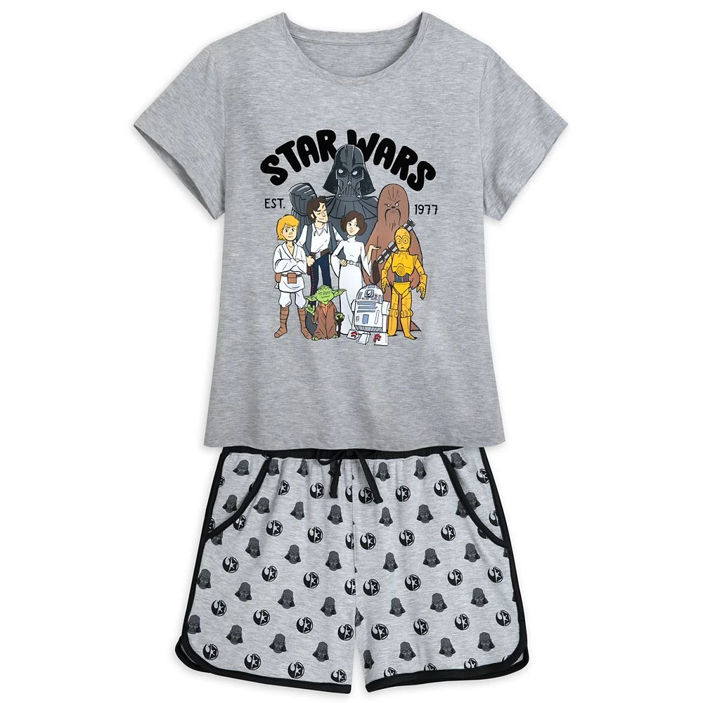 Disney Star Wars Short Sleep Set For Women 3 Disney Star Wars Short Sleep Set For Women