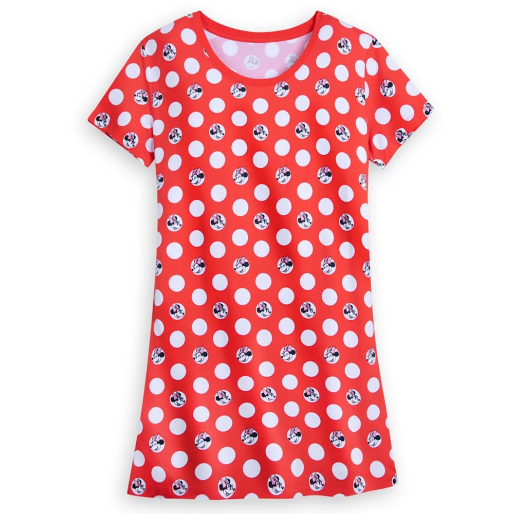 Disney Minnie Mouse Polka Dot Nightshirt For Women 3 Disney Minnie Mouse Polka Dot Nightshirt For Women
