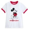 Mickey Mouse Standing Ringer T-Shirt For Women – Walt Disney World -Disney 5106057340185