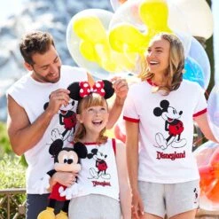 Mickey Mouse Standing Ringer T-Shirt For Women – Disneyland -Disney 5106057340186 3