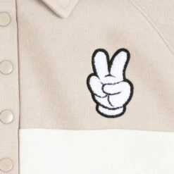 Disney Mickey Mouse Peace Sign Sweatshirt For Women -Disney 5106057430346 4