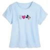 Disney Mickey Mouse ''Peace, Love, Mickey'' T-Shirt For Women -Disney 5106057430350